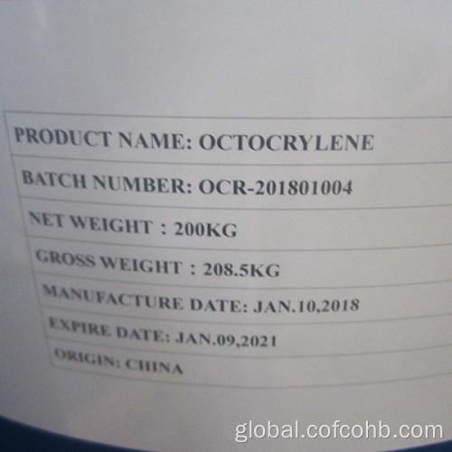 Popular Cosmetics Ingredients UV Absorber Octocrylene for Cosmetic Use  6197-30-4 Manufactory